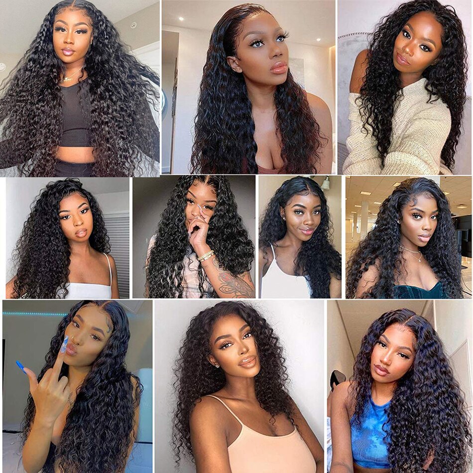 12A Peruvian Water Wave Bundle Deals 100% Unprocessed Remy Human Hair Weave Extensions Wet and Wavy Hair Bundles cheveux humain