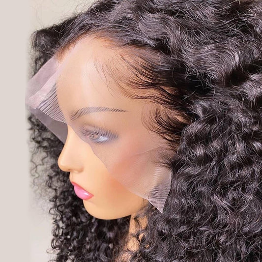 Loose Deep Wave Frontal Wig Hd Front Human Hair Wigs For Women 40 Inch Water Wave Lace Front Wig Full Wet And Wavy Curly Wig